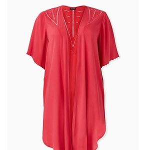 Torrid red kimono